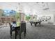 Recreational game room featuring a billiard table, a seating area, and a bar for fun and entertainment at 2479 Peachtree Ne Rd # 1801, Atlanta, GA 30305