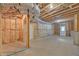 Unfinished basement featuring insulated walls and exposed ductwork, ready to be converted into a livable space at 859 Heritage Lake Way, Grayson, GA 30017