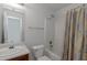 Standard bathroom featuring a shower-tub combination and a single sink vanity at 11354 Conner Ct, Hampton, GA 30228