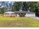 Charming one-story house featuring a brick facade, well-maintained lawn, and attached garage, creating a welcoming curb appeal at 1753 Pounds Rd, Stone Mountain, GA 30087