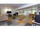 Finished basement features a home theater area, office space, and a game room at 1760 Little Willeo Rd, Marietta, GA 30068