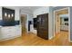 Bright kitchen with stainless appliances, view to living areas and hardwood floors at 1760 Little Willeo Rd, Marietta, GA 30068