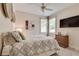 Inviting bedroom with a ceiling fan, natural light, and neutral decor for a relaxing ambiance at 204 Arthur Hills Dr, Acworth, GA 30101