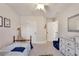 Bright bedroom with a ceiling fan, and playful decorations at 204 Arthur Hills Dr, Acworth, GA 30101