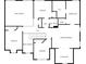 Second floor plan featuring bedrooms with walk-in closets, and primary bath with separate tub/toilet and sitting area at 204 Arthur Hills Dr, Acworth, GA 30101
