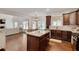 Open kitchen featuring stainless steel appliances, granite countertops, and a breakfast nook at 204 Arthur Hills Dr, Acworth, GA 30101