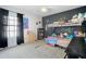 Bedroom featuring a bunk bed and black accent wall at 4104 Glenaire Nw Way, Acworth, GA 30101