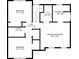Floor plan featuring primary bedroom, bath, walk in closet, and additional bedrooms and bath at 7155 Bannister Park Ln, Cumming, GA 30028