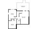 Detailed floor plan showcasing bedroom, bathroom, hall, and Gathering room dimensions and layout at 7155 Bannister Park Ln, Cumming, GA 30028