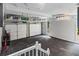 A large two car garage with overhead storage at 580 Cliftwood Ct, Sandy Springs, GA 30328