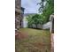 Green backyard featuring a well-maintained lawn and privacy fence, perfect for outdoor activities and relaxation at 2320 Glynmoore Dr, Lawrenceville, GA 30043