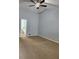 Spacious main bedroom with vaulted ceiling and ensuite bathroom at 2320 Glynmoore Dr, Lawrenceville, GA 30043