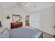Bright bedroom featuring vaulted ceiling and neutral walls at 415 Stephanie Ct, Stockbridge, GA 30281