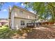 Wide open backyard with a spacious deck at 740 Marcus Nyah Ct, Atlanta, GA 30349