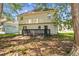 The home features a spacious backyard and a deck at 740 Marcus Nyah Ct, Atlanta, GA 30349