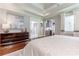Bright main bedroom with hardwood floors, a modern dresser, and en-suite bathroom access at 44 Barbara Ln, Atlanta, GA 30327