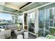 Cozy balcony with comfortable seating and panoramic city views at 45 Ivan Allen Jr Nw Blvd # 1702, Atlanta, GA 30308