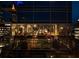 Reflective image showing a condo with city views at night, highlighting modern urban living at 45 Ivan Allen Jr Nw Blvd # 1702, Atlanta, GA 30308