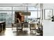 Contemporary dining room featuring floor-to-ceiling windows and sophisticated decor at 45 Ivan Allen Jr Nw Blvd # 1702, Atlanta, GA 30308