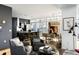 Stylish living space with modern furnishings, open to the kitchen and dining area at 45 Ivan Allen Jr Nw Blvd # 1702, Atlanta, GA 30308