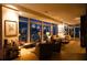 Bright living room with floor-to-ceiling windows offering panoramic views of the city skyline at 45 Ivan Allen Jr Nw Blvd # 1702, Atlanta, GA 30308