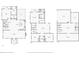Floor plans of first, second and basement level showing the room layouts and dimensions at 1059 Woodland Ave, Atlanta, GA 30316