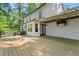 This backyard deck features a pergola and a view into the backyard at 4331 Volnay Ne Ct, Marietta, GA 30066