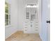 Bathroom features a modern vanity with a mirror and a view from the window at 4331 Volnay Ne Ct, Marietta, GA 30066