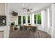 Bright dining area with backyard view at 4331 Volnay Ne Ct, Marietta, GA 30066