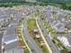 Community aerial showing new homes, green spaces, playground and gardens in a well-planned neighborhood at 1010 Fendley St, Woodstock, GA 30188