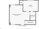 Third floor layout with office, bathroom, entertainment room, and stairs (down) to the lower floor at 1010 Fendley St, Woodstock, GA 30188
