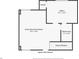 Third-floor plan showcasing an office, entertainment room, bathroom, closet, and stairs leading down at 1010 Fendley St, Woodstock, GA 30188