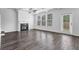Bright living room with fireplace and access to the backyard at 2789 Aralynn Way, College Park, GA 30337