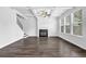 Elegant living room with fireplace, coffered ceilings and natural light at 2789 Aralynn Way, College Park, GA 30337