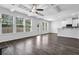 Bright, open living area featuring a kitchen and modern design at 2789 Aralynn Way, College Park, GA 30337
