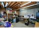 Unfinished basement featuring a concrete floor and exposed ceiling at 3295 Waters Ml, Alpharetta, GA 30022