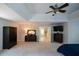 Spacious main bedroom with tray ceiling and ensuite bathroom at 3295 Waters Ml, Alpharetta, GA 30022