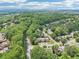 Aerial view showcasing community layout nestled among mature trees at 1712 Grist Mill Dr, Marietta, GA 30062