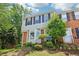Two-story townhouse with brick and gray siding, complemented by a well-kept lawn and walkway at 1712 Grist Mill Dr, Marietta, GA 30062