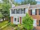 Charming two-story home featuring a brick facade and neutral siding, complemented by lush greenery and a well-manicured lawn at 1712 Grist Mill Dr, Marietta, GA 30062