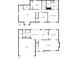 A detailed floor plan showing the layout of the home's two floors at 3479 Woodruff Ridge Ln, Loganville, GA 30052