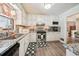 Charming kitchen featuring granite countertops, stainless appliances, and ample storage at 19 Margrit Ct, Stockbridge, GA 30281
