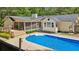 Enjoy the outdoors with this in-ground pool and screened-in porch at 19 Margrit Ct, Stockbridge, GA 30281