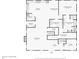 First floor plan with the kitchen, living room, primary bedroom, and more at 3805 Carder Ln, Cumming, GA 30028
