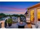 Balcony with fire pit and seating offers an inviting space for relaxation and scenic views at 4550 Lois Se St, Smyrna, GA 30080