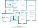 Detailed floor plan of the home's second level, showcasing the layout of bedrooms, bathrooms, and closet space at 725 Heathland Dr, Roswell, GA 30075