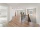 Second floor hallway area featuring a staircase and wood-look floors at 2719 Byess Ct, Marietta, GA 30064