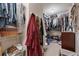 Spacious walk-in closet with ample storage, shelving and organizational systems for clothes and accessories at 1645 Horseshoe Creek Ln, Cumming, GA 30041