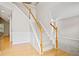 Bright foyer featuring stairs and hardwood floors at 3168 Kirkwood Nw Dr, Kennesaw, GA 30144