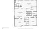 Second floor plan featuring primary bedroom, entertainment room, laundry room, and bedrooms layouts at 408 Honeybee Ln, Canton, GA 30115